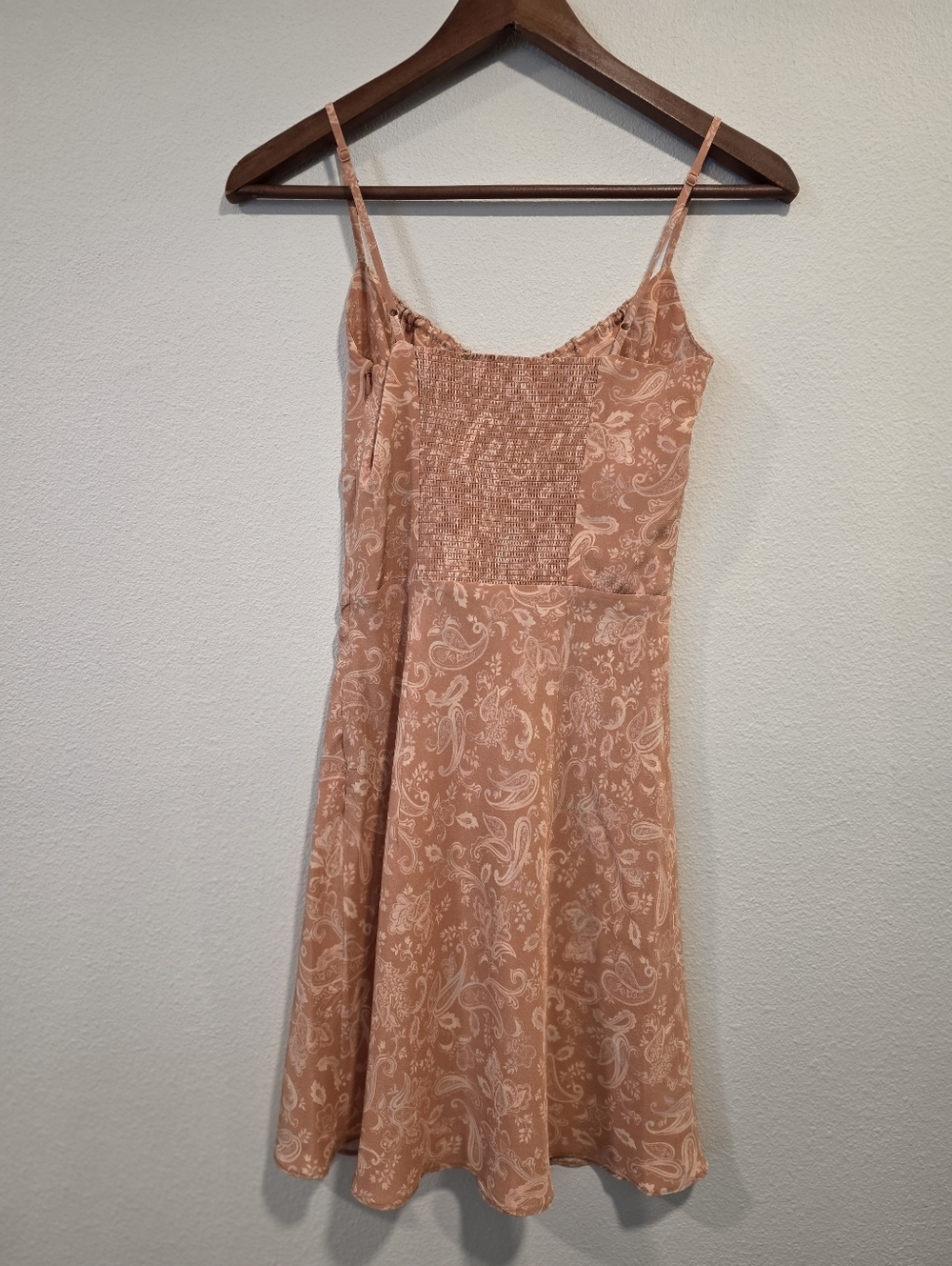 Realisation Par Inez Dazed Paisley Blush Silk Mini Dress - Picture 9 of 10
